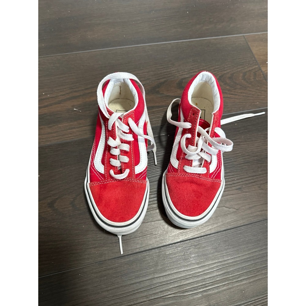 Red Vans Size 1